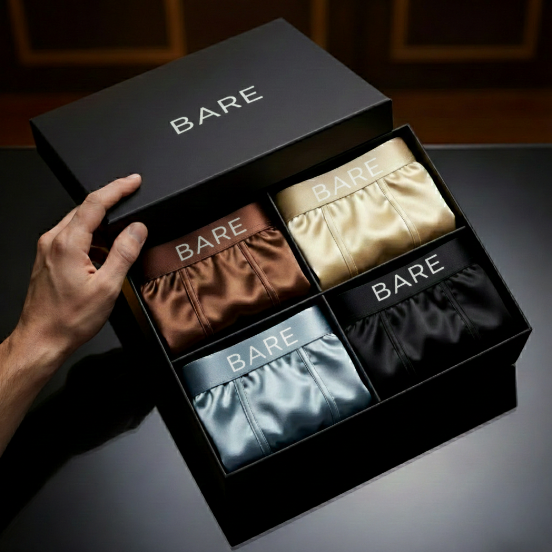BARE Premium Silk Boxer-Elevated Comfort Every Day
