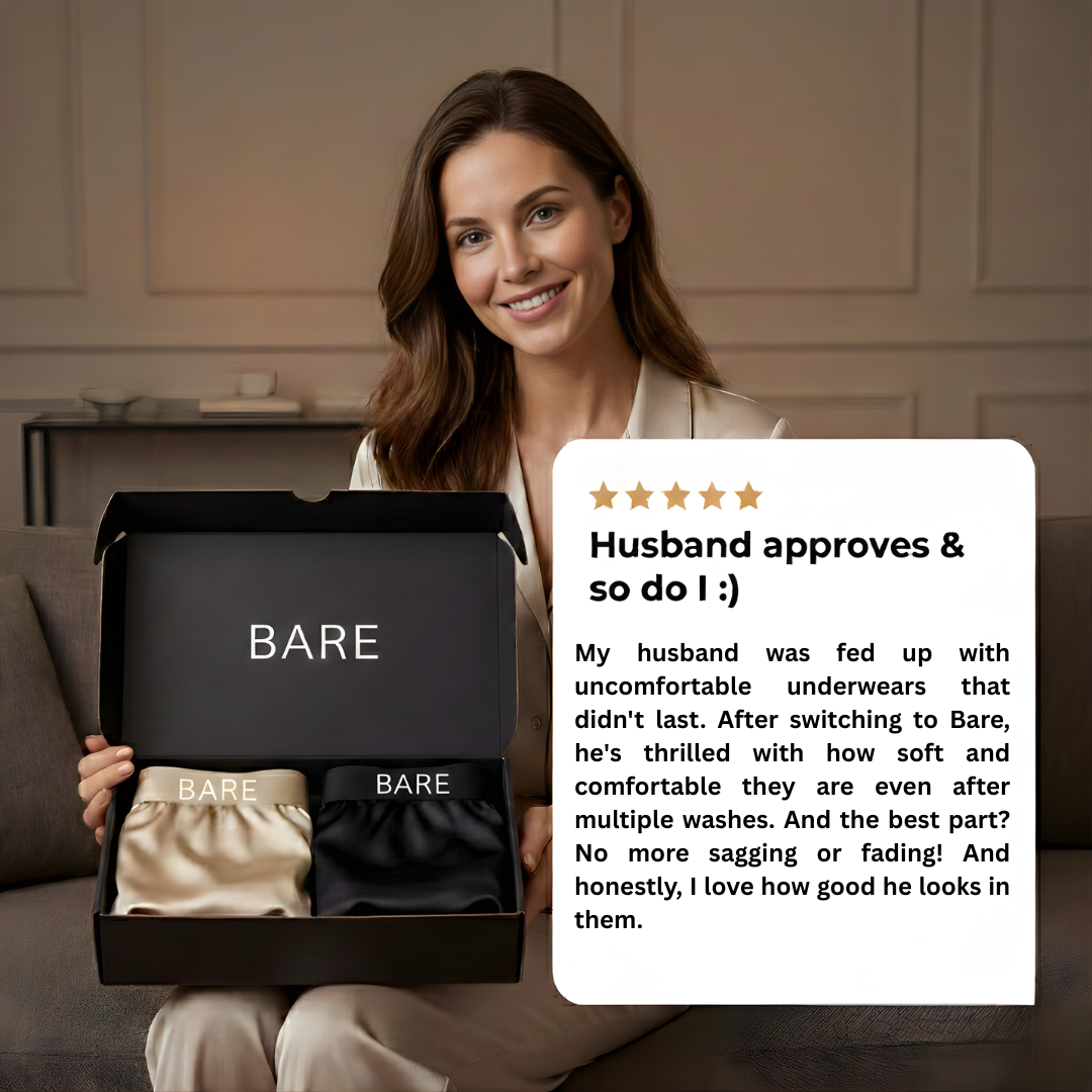 BARE Premium Silk Boxer-Elevated Comfort Every Day