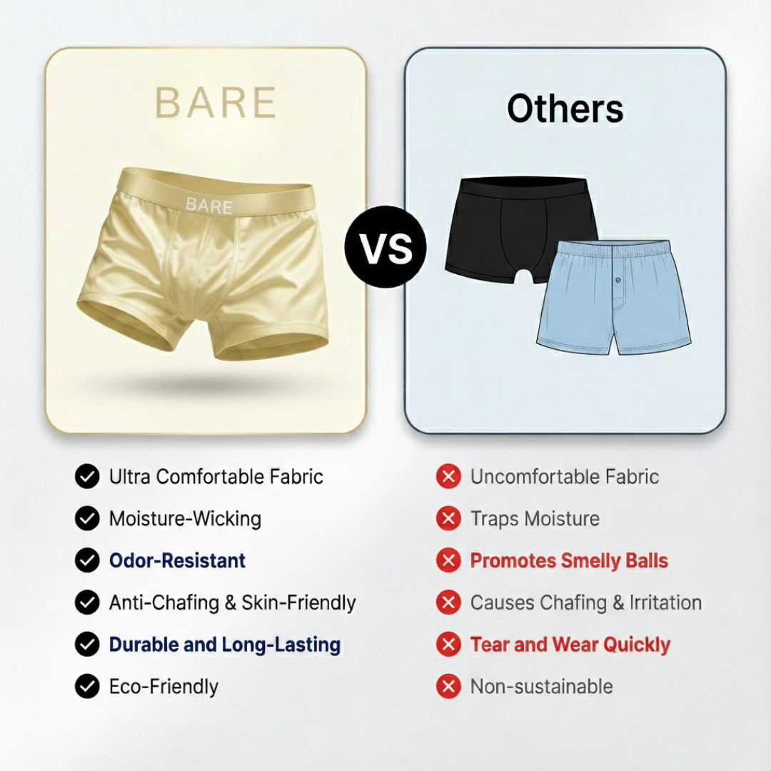 BARE Premium Silk Boxer-Elevated Comfort Every Day