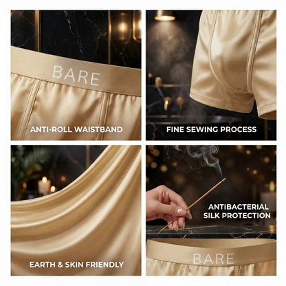 BARE Premium Silk Boxer-Elevated Comfort Every Day