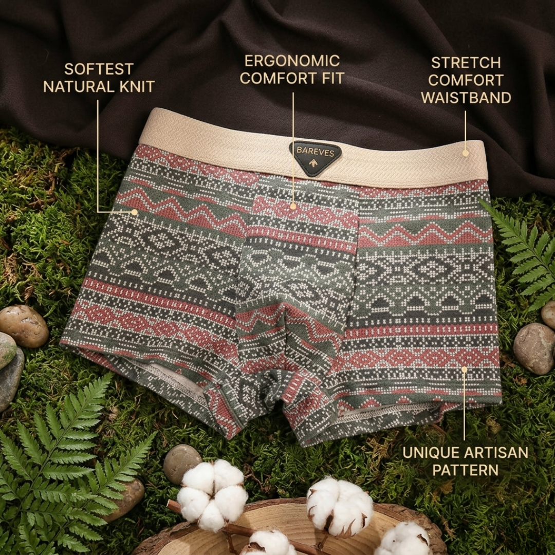 Bareves Retro Boxer Cotton Brief